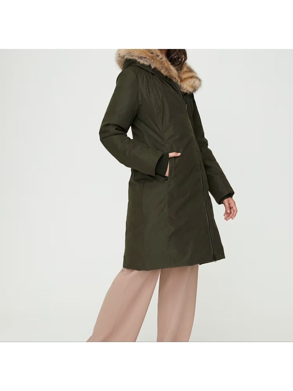Babaton Gilligan Parka Premium Goose Down in Green